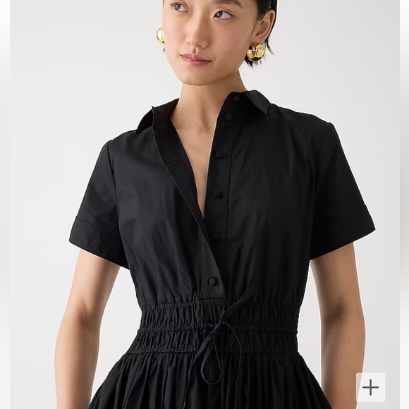 J Crew Elena shirtdress in cotton poplin **POCKETS** - Picture 4 of 7